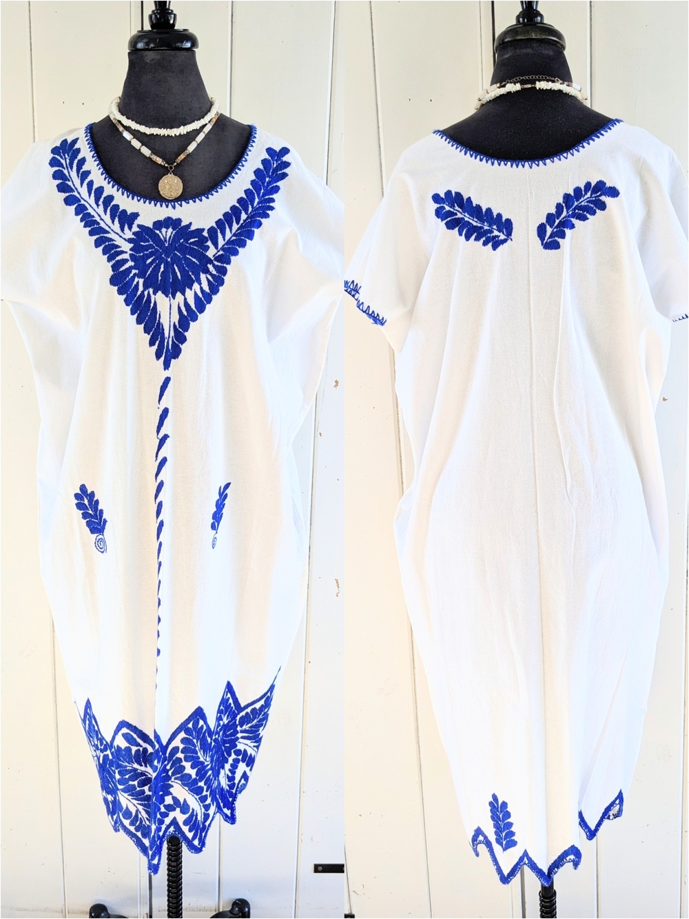 Greek Linen Kaftan One Size